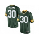 Men's Nike Green Bay Packers #30 Jamaal Williams Limited Green Team Color NFL Jersey