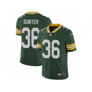 Men's Nike Green Bay Packers #36 LaDarius Gunter Vapor Untouchable Limited Green Team Color NFL Jersey