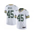 Men's Nike Green Bay Packers #45 Vince Biegel Limited White Rush NFL Jersey