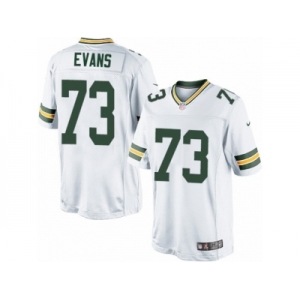 Men's Nike Green Bay Packers #73 Jahri Evans Limited White NFL Jersey