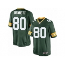 Men's Nike Green Bay Packers #80 Martellus Bennett Limited Green Team Color NFL Jersey