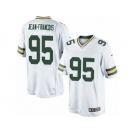 Men's Nike Green Bay Packers #95 Ricky Jean-Francois Limited White NFL Jersey