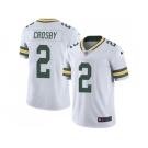 Nike Green Bay Packers #2 Mason Crosby White Men's Stitched NFL Limited Rush Jersey