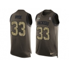 Nike Green Bay Packers #33 Micah Hyde Green Men's Stitched NFL Limited Salute To Service Tank Top Jersey