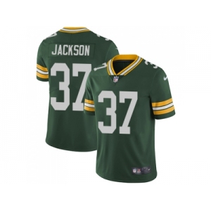 Nike Green Bay Packers #37 Josh Jackson Green Team Color Men Stitched NFL Vapor Untouchable Limited Jersey