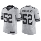 Nike Green Bay Packers #52 Clay Matthews 2016 Gridiron Gray II Men's NFL Limited Jersey