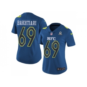 Nike Green Bay Packers #69 David Bakhtiari Navy Men's Stitched NFL Limited NFC 2017 Pro Bowl Jersey