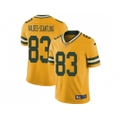 Nike Green Bay Packers #83 Marquez Valdes-Scantling Yellow Men Stitched NFL Limited Rush Jersey