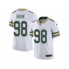 Nike Green Bay Packers #98 Letroy Guion White Men's Stitched NFL Limited Rush Jersey