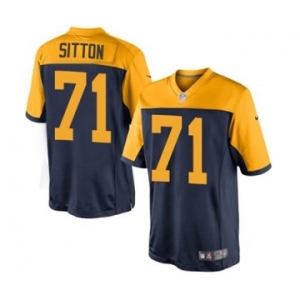 Nike Limited Josh Sitton Navy Blue Youth Jersey - Green Bay Packers #71 NFL Alternate