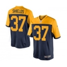 Nike Limited Sam Shields Navy Blue Youth Jersey - Green Bay Packers #37 NFL Alternate