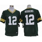 nike nfl jerseys green bay packers #12 rodgers green[nike limited]