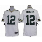 nike nfl jerseys green bay packers #12 rodgers white[nike limited]