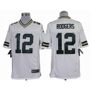 nike nfl jerseys green bay packers #12 rodgers white[nike limited]