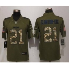 nike nfl jerseys green bay packers #21 clinton-dix army green[nike Limited Salute To Service]