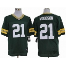 nike nfl jerseys green bay packers #21 woodson green[nike limited]