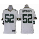 nike nfl jerseys green bay packers #52 matthews white[nike limited]