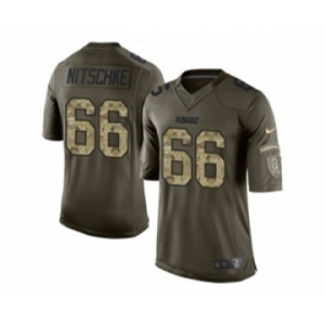 nike nfl jerseys green bay packers #66 ray nitschke army green[nike Limited Salute To Service]