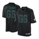 nike nfl jerseys green bay packers #66 ray nitschke black[nike impact limited]