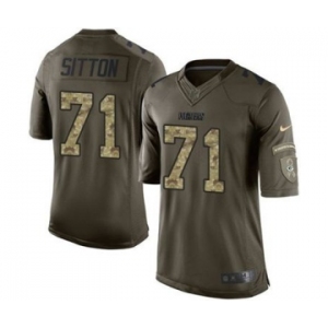 nike nfl jerseys green bay packers #71 sitton army green[nike Limited Salute To Service]