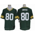 nike nfl jerseys green bay packers #80 driver green[nike limited]