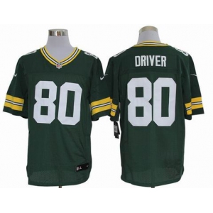 nike nfl jerseys green bay packers #80 driver green[nike limited]
