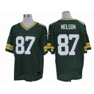 nike nfl jerseys green bay packers #87 nelson green[nike limited]