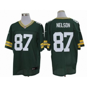 nike nfl jerseys green bay packers #87 nelson green[nike limited]