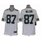 nike nfl jerseys green bay packers #87 nelson white[nike limited]