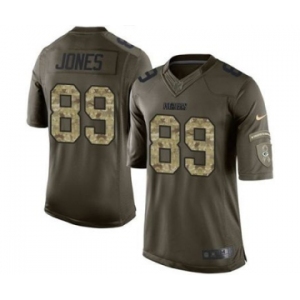 nike nfl jerseys green bay packers #89 james jones army green[nike Limited Salute To Service][jones]