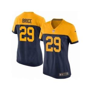 Women Nike Green Bay Packers #29 Kentrell Brice Game Navy Blue Alternate NFL Jersey