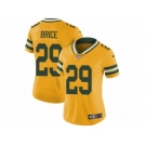 Women Nike Green Bay Packers #29 Kentrell Brice Limited Gold Rush Vapor Untouchable NFL Jersey