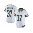 Women Nike Green Bay Packers #37 Josh Jackson White Stitched NFL Vapor Untouchable Limited Jersey