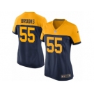 Women Nike Green Bay Packers #55 Ahmad Brooks Limited Navy Blue Alternate NFL Jersey