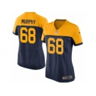 Women Nike Green Bay Packers #68 Kyle Murphy Limited Navy Blue Alternate NFL Jersey