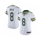 Women Nike Green Bay Packers #8 Kentrell Brice White Vapor Untouchable Limited Player NFL Jersey