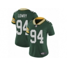 Women Nike Green Bay Packers #94 Dean Lowry Green Team Color Vapor Untouchable Limited Player NFL Jersey