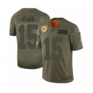 Women's Green Bay Packers #15 Bart Starr Limited Camo 2019 Salute to Service Football Jersey
