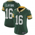 Women's Green Bay Packers #16 Sean Clifford Green 2025 Vapor Untouchable Limited Football Stitched Jersey