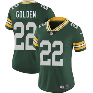 Women's Green Bay Packers #22 Matthew Golden Green 2025 Vapor Untouchable Limited Football Stitched Jersey