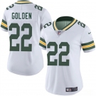 Women's Green Bay Packers #22 Matthew Golden White 2025 Vapor Untouchable Limited Football Stitched Jersey