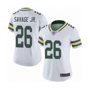 Women's Green Bay Packers #26 Darnell Savage Jr. White Vapor Untouchable Limited Player Football Jersey