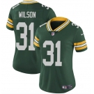 Women's Green Bay Packers #31 Emanuel Wilson Green Vapor Untouchable Limited Football Stitched Jersey