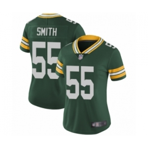 Women's Green Bay Packers #55 Za'Darius Smith Green Team Color Vapor Untouchable Limited Player Football Jersey