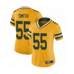 Women's Green Bay Packers #55 Za'Darius Smith Limited Gold Rush Vapor Untouchable Football Jersey