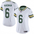 Women's Green Bay Packers #6 Mecole Hardman White 2025 Vapor Untouchable Limited Football Stitched Jersey