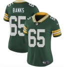 Women's Green Bay Packers #65 Aaron Banks Green 2025 Vapor Untouchable Limited Football Stitched Jersey