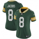 Women's Green Bay Packers #8 Josh Jacobs Green Vapor Untouchable Limited Stitched Jersey