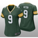 Women's Green Bay Packers #9 Christian Watson Green Vapor Untouchable Limited Stitched Football Jersey