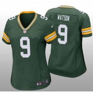 Women's Green Bay Packers #9 Christian Watson Green Vapor Untouchable Limited Stitched Football Jersey